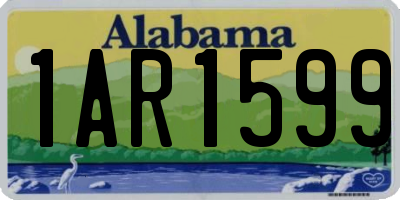 AL license plate 1AR1599