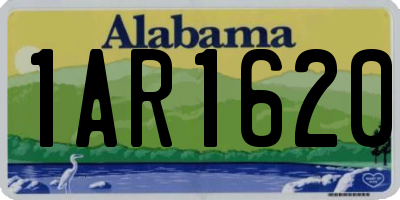AL license plate 1AR1620