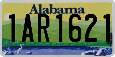 AL license plate 1AR1621