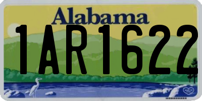 AL license plate 1AR1622