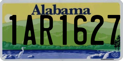 AL license plate 1AR1627