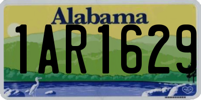 AL license plate 1AR1629