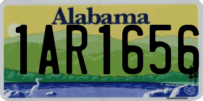 AL license plate 1AR1656