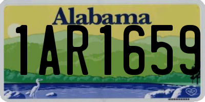 AL license plate 1AR1659