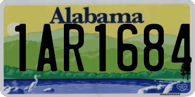 AL license plate 1AR1684
