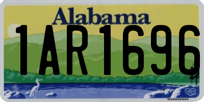 AL license plate 1AR1696