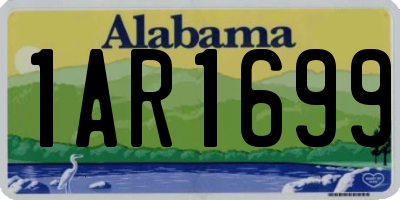AL license plate 1AR1699