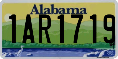 AL license plate 1AR1719