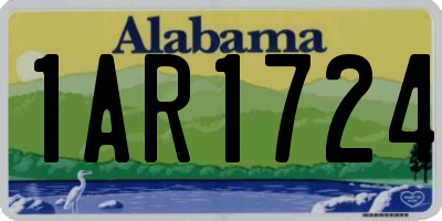 AL license plate 1AR1724