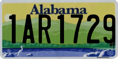 AL license plate 1AR1729
