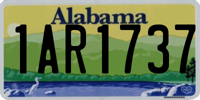 AL license plate 1AR1737