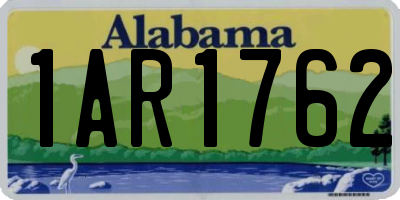 AL license plate 1AR1762