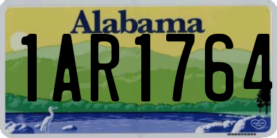 AL license plate 1AR1764