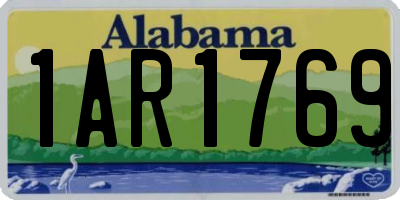 AL license plate 1AR1769