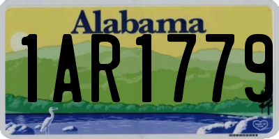 AL license plate 1AR1779