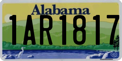 AL license plate 1AR1817