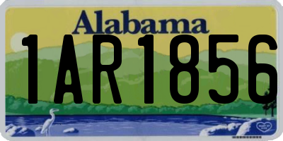 AL license plate 1AR1856