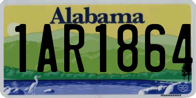 AL license plate 1AR1864