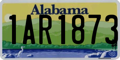 AL license plate 1AR1873