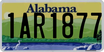 AL license plate 1AR1877