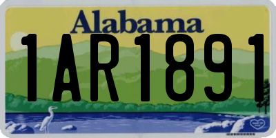 AL license plate 1AR1891