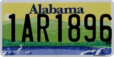 AL license plate 1AR1896