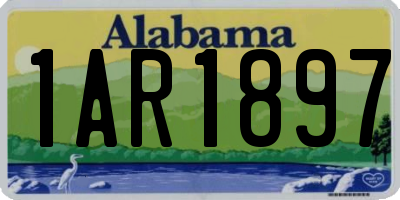 AL license plate 1AR1897