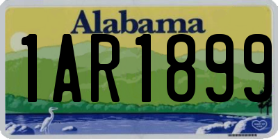 AL license plate 1AR1899