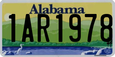 AL license plate 1AR1978