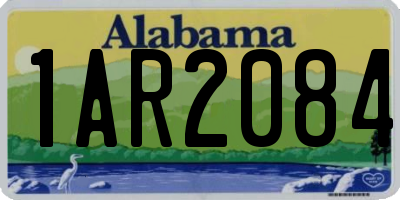 AL license plate 1AR2084