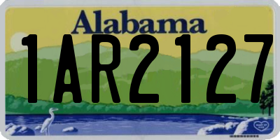 AL license plate 1AR2127