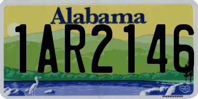 AL license plate 1AR2146