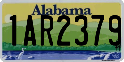 AL license plate 1AR2379