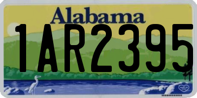 AL license plate 1AR2395