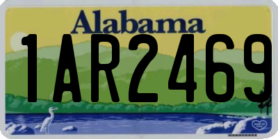AL license plate 1AR2469