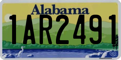 AL license plate 1AR2491