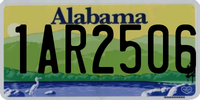 AL license plate 1AR2506