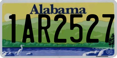 AL license plate 1AR2527