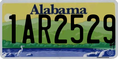 AL license plate 1AR2529