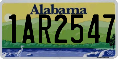 AL license plate 1AR2547