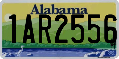 AL license plate 1AR2556
