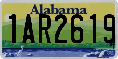 AL license plate 1AR2619