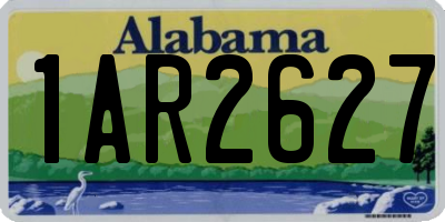 AL license plate 1AR2627