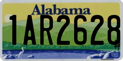 AL license plate 1AR2628