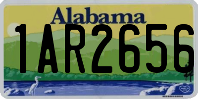 AL license plate 1AR2656