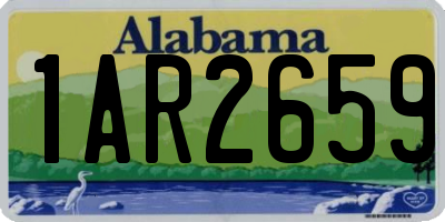 AL license plate 1AR2659