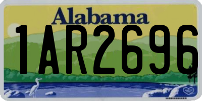 AL license plate 1AR2696