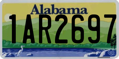AL license plate 1AR2697
