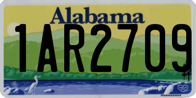 AL license plate 1AR2709