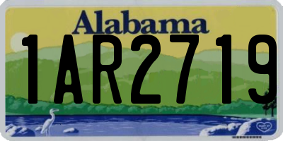 AL license plate 1AR2719